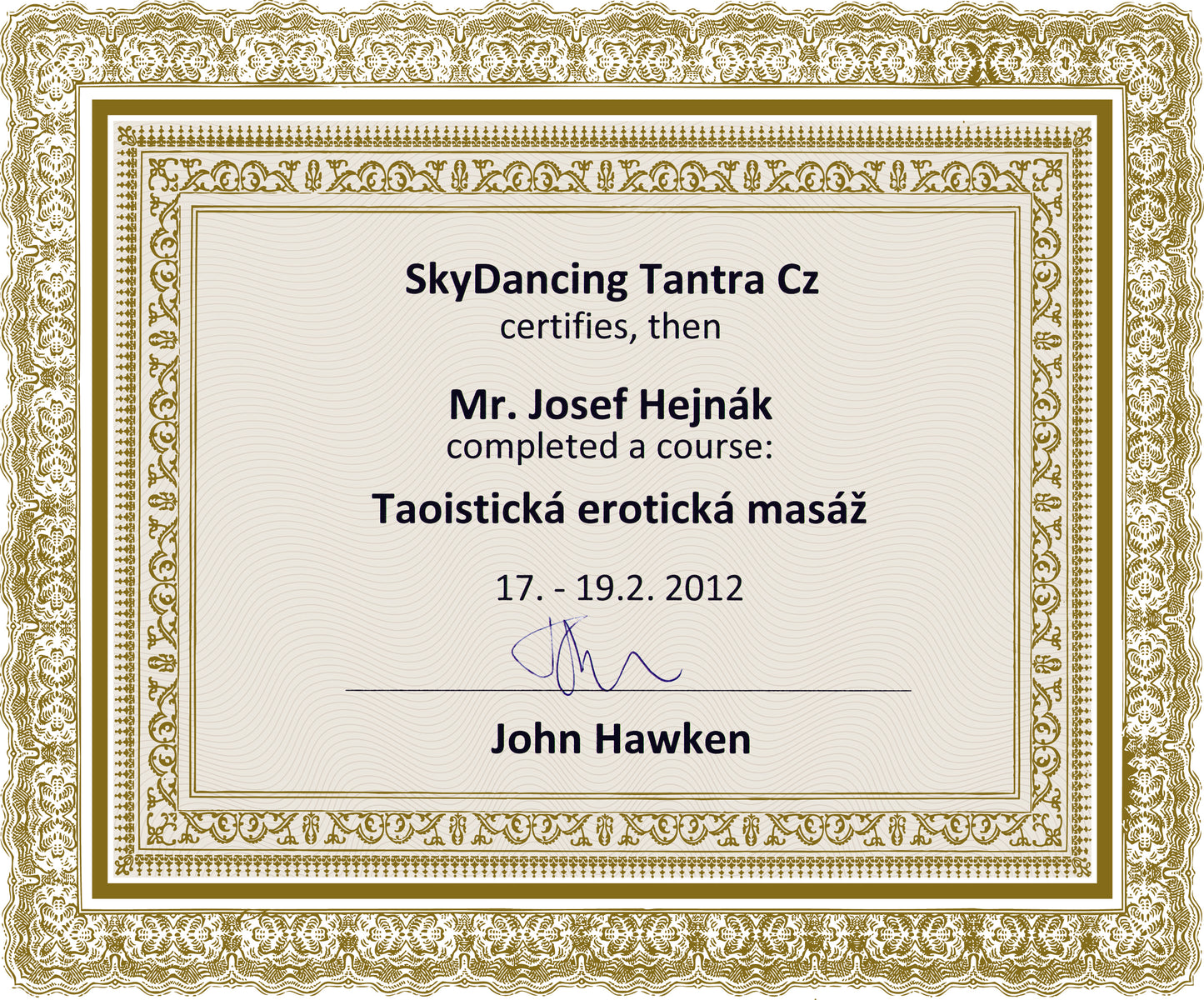 Taoistická masáž erotická